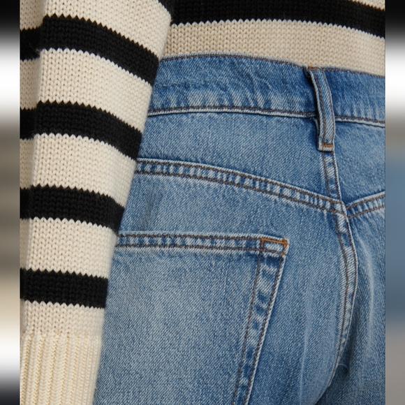 $314 Frame Le Slouch mid-rise straight jeans Size - Picture 5 of 12